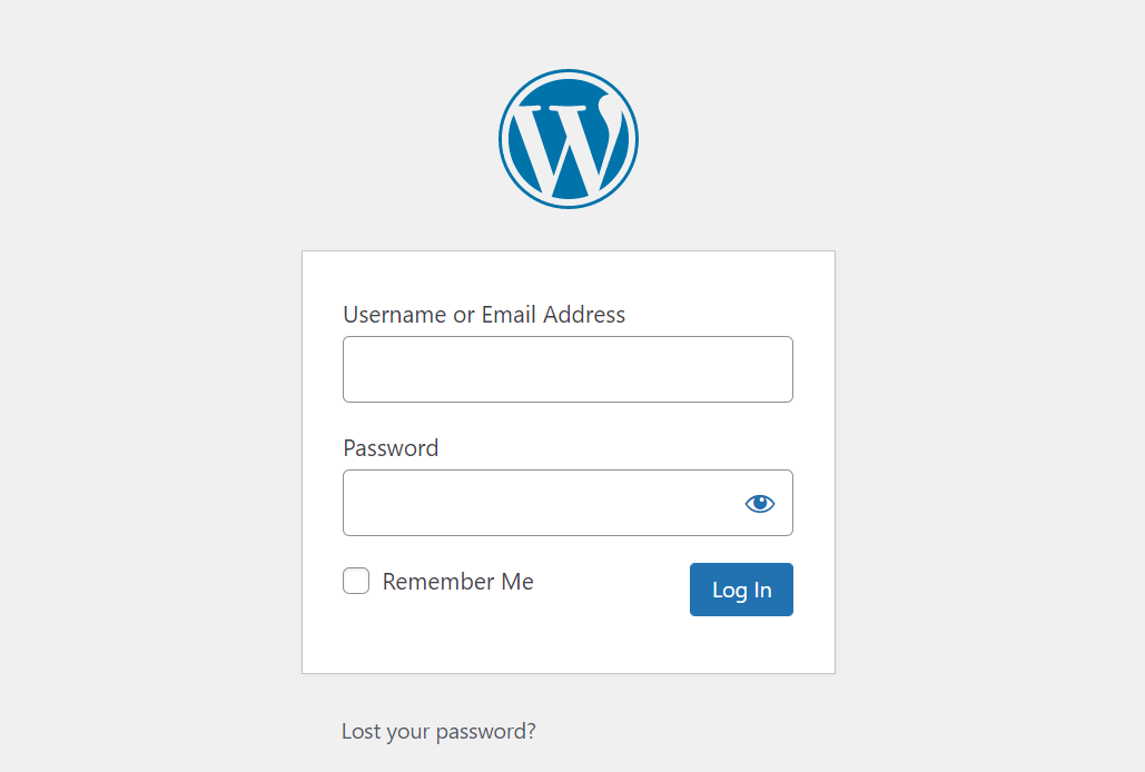 WORDPRESS вход. User Registration WORDPRESS.