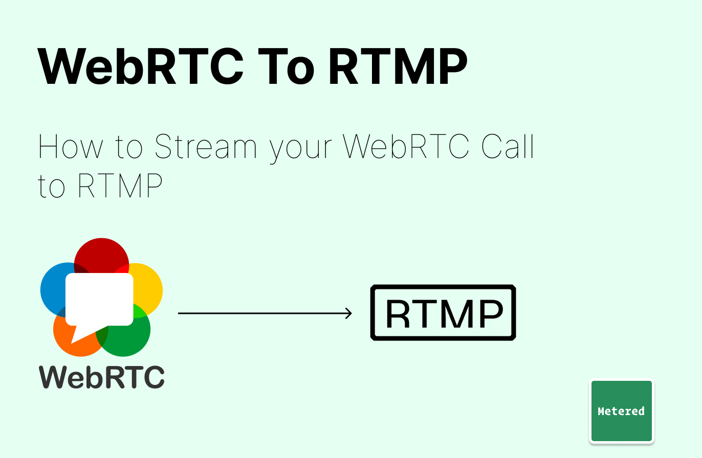 WebRTC to RTMP: How to stream your WebRTC call to RTMP