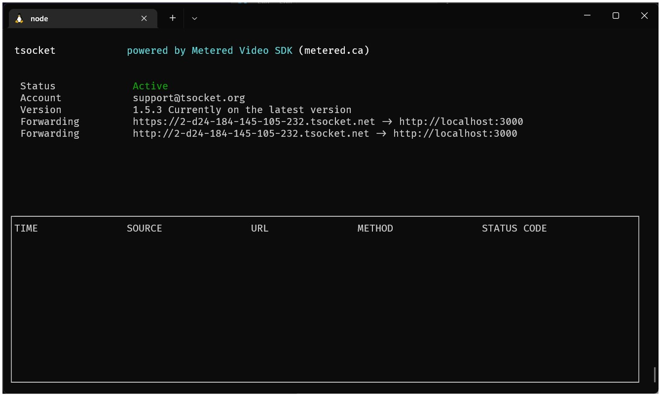 tsocket http tunnel